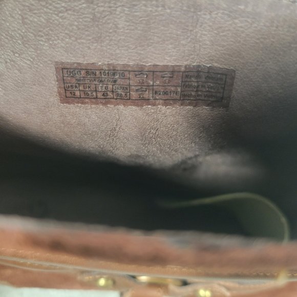 UGG Australia Dandridge Brown Mahogany Ankle Boots Women's Size US 5, 12 NEW - Picture 10 of 11